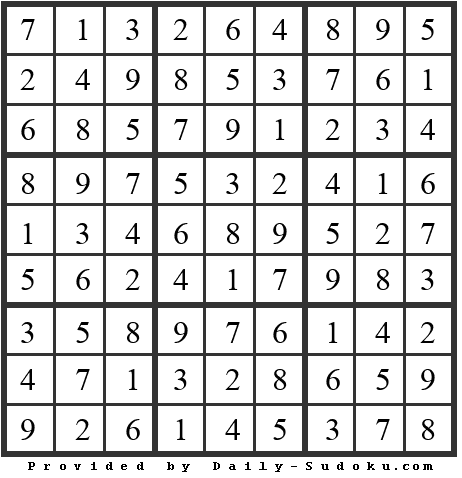 Daily Sudoku