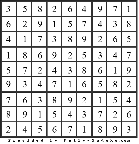 Daily Sudoku