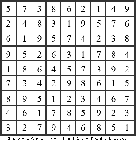 Daily Sudoku