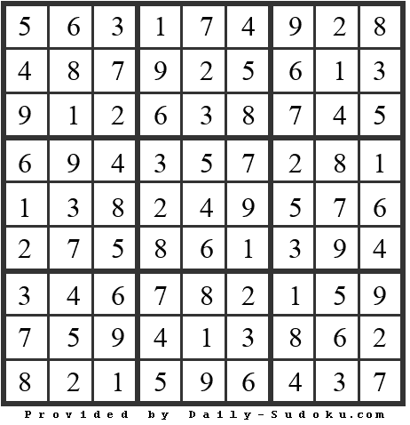 Daily Sudoku