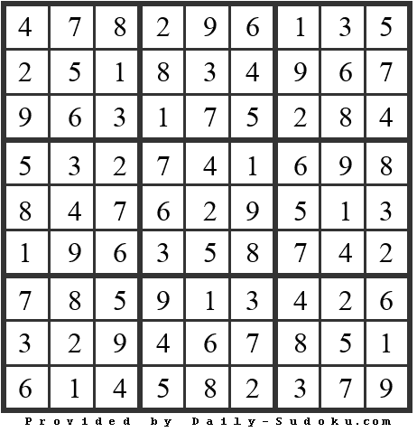 Daily Sudoku