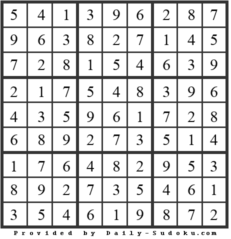 Daily Sudoku