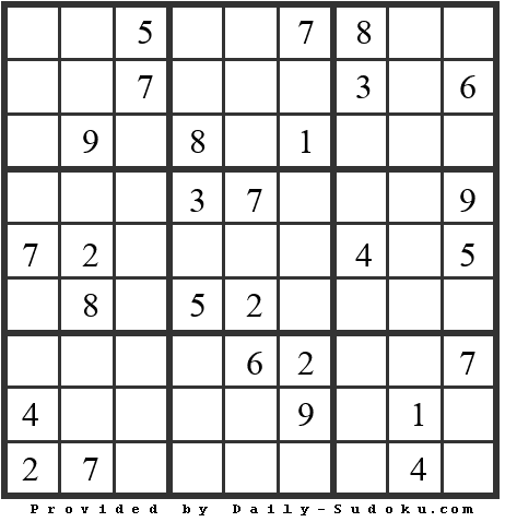 Daily Sudoku