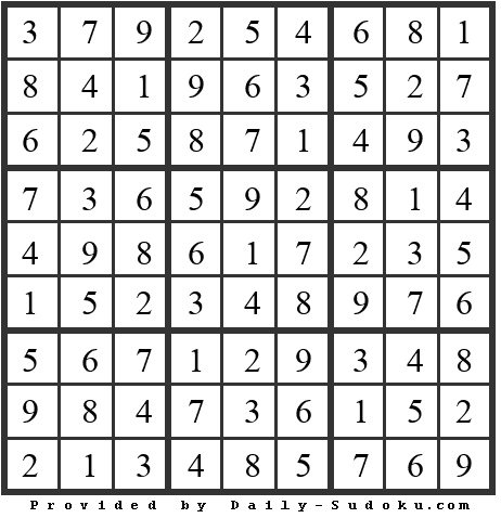 Daily Sudoku