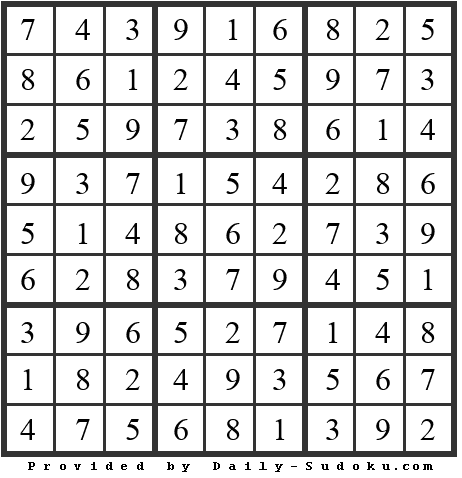 Daily Sudoku