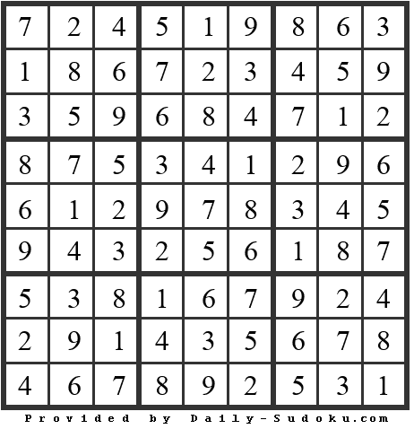 Daily Sudoku