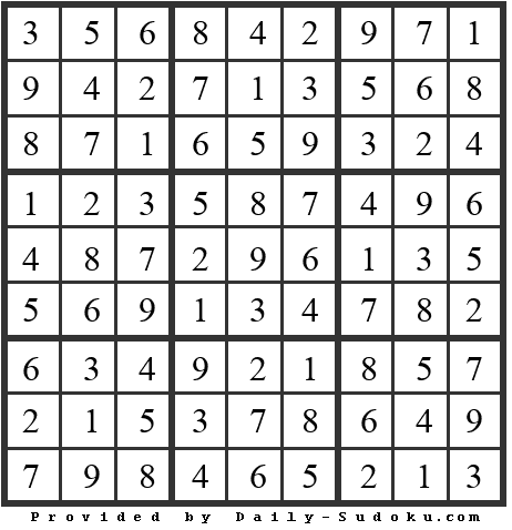 Daily Sudoku