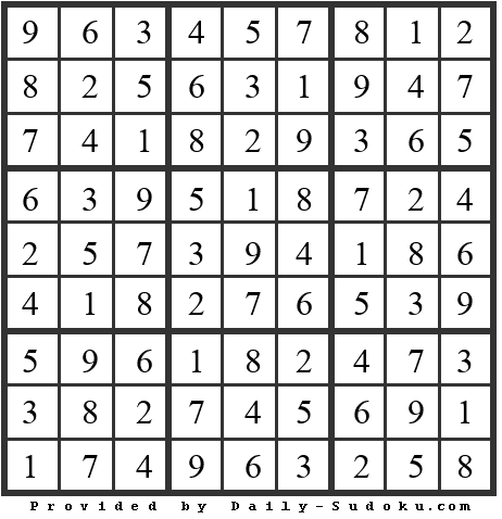 Daily Sudoku