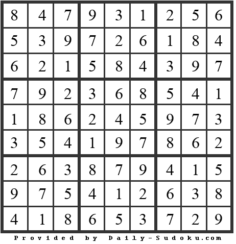 Daily Sudoku
