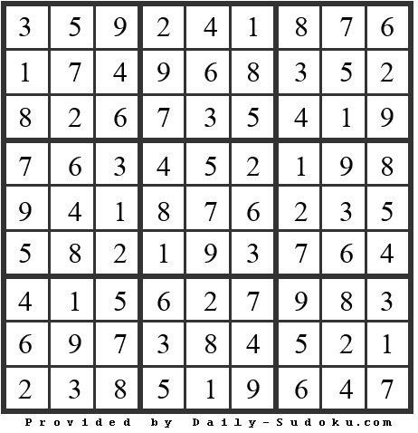 Daily Sudoku