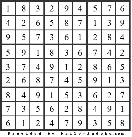 Daily Sudoku