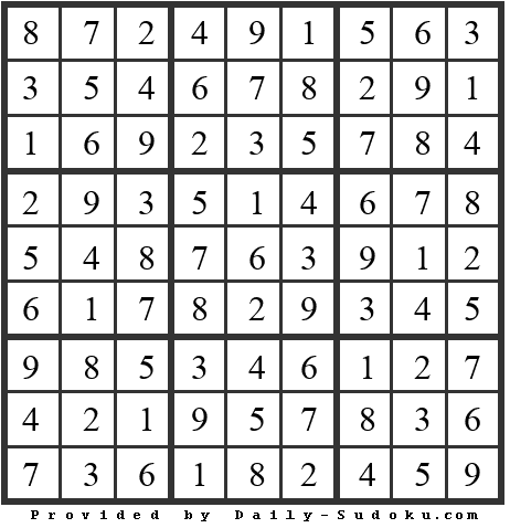 Daily Sudoku