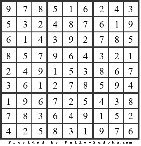 Daily Sudoku