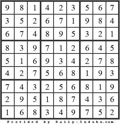 Daily Sudoku