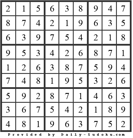 Daily Sudoku