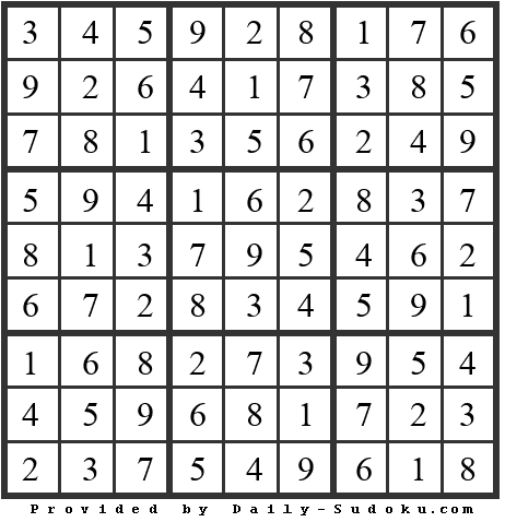 Daily Sudoku
