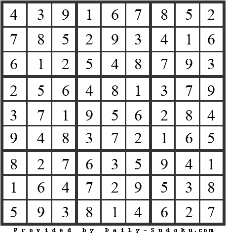Daily Sudoku