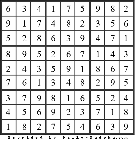 Daily Sudoku