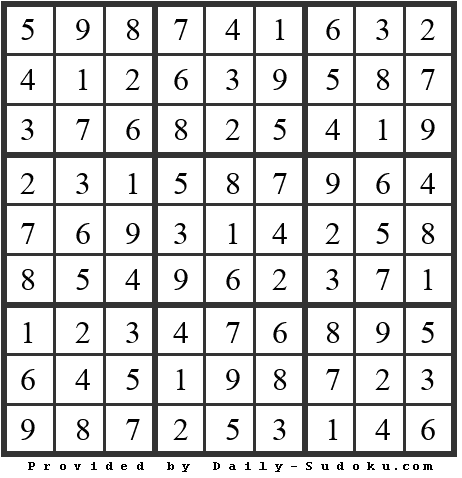Daily Sudoku