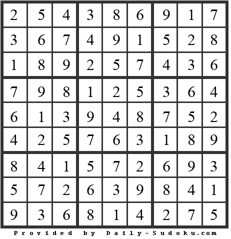 Daily Sudoku