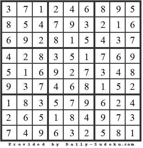Daily Sudoku