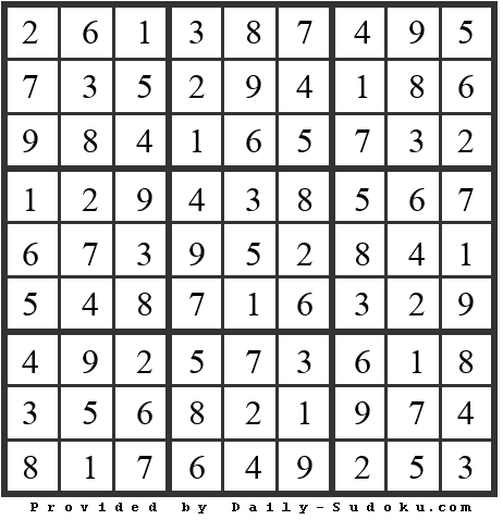 Daily Sudoku