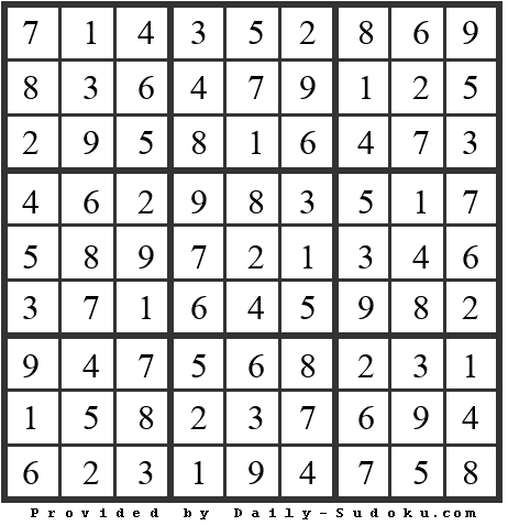 Daily Sudoku