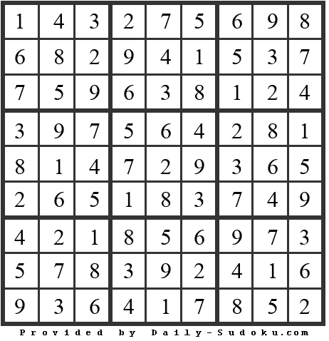 Daily Sudoku