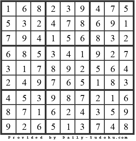 Daily Sudoku