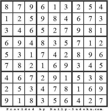 Daily Sudoku