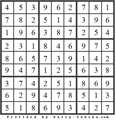 Daily Sudoku