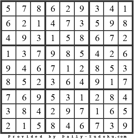 Daily Sudoku