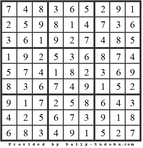 Daily Sudoku