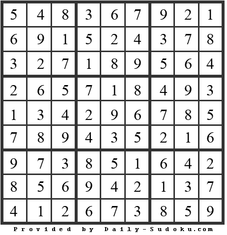 Daily Sudoku