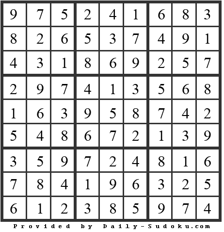 Daily Sudoku