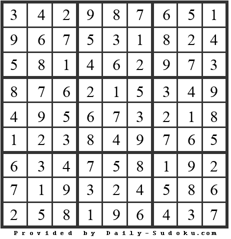 Daily Sudoku