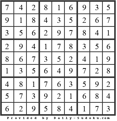 Daily Sudoku