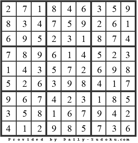 Daily Sudoku