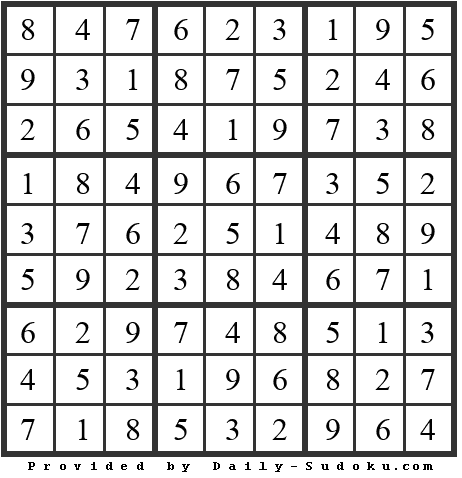 Daily Sudoku