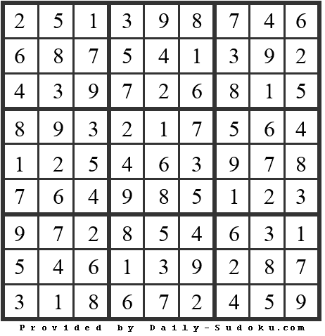 Daily Sudoku