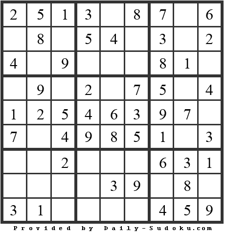 Daily Sudoku