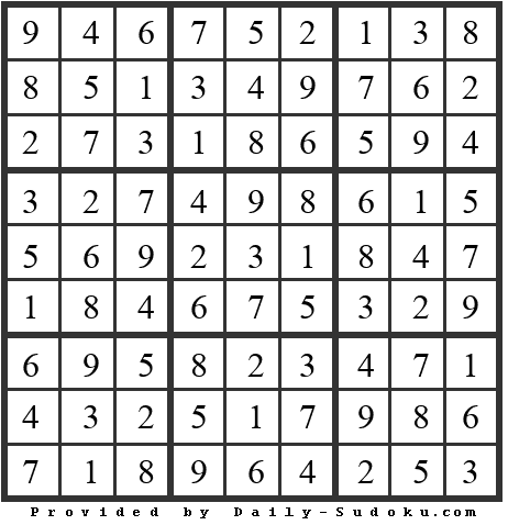 Daily Sudoku