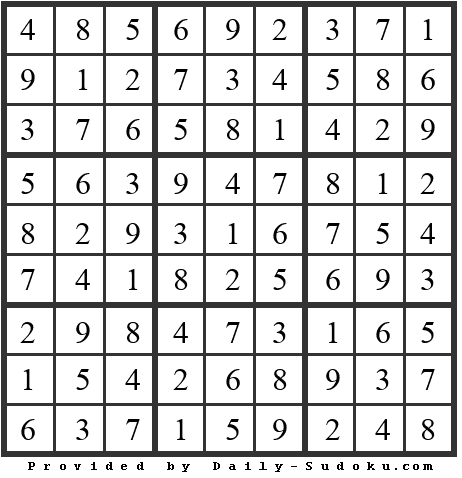 Daily Sudoku