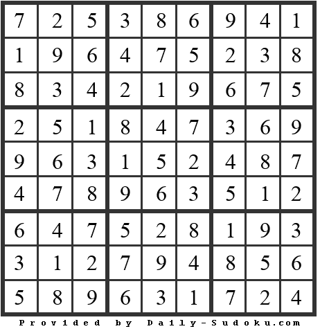 Daily Sudoku