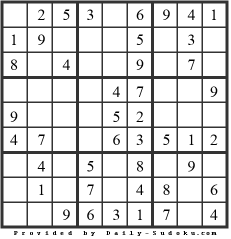 Daily Sudoku