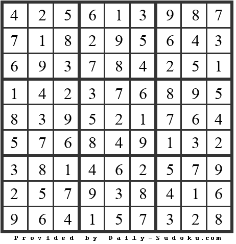 Daily Sudoku