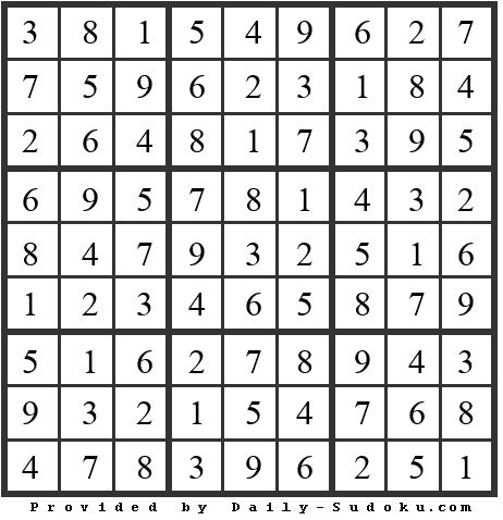 Daily Sudoku