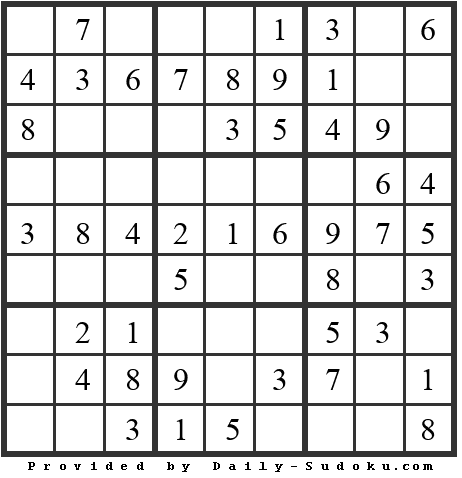 Daily Sudoku
