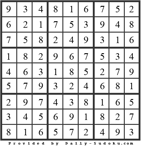 Daily Sudoku