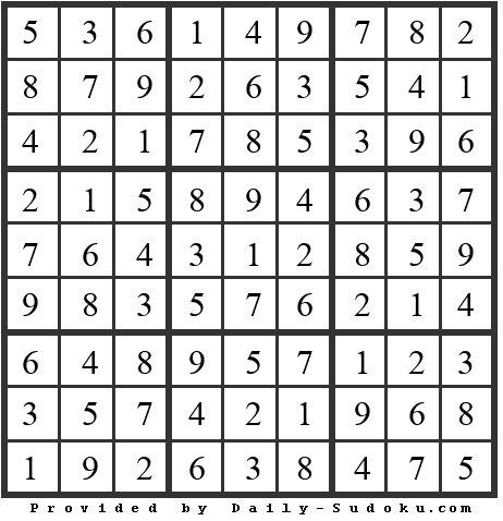 Daily Sudoku